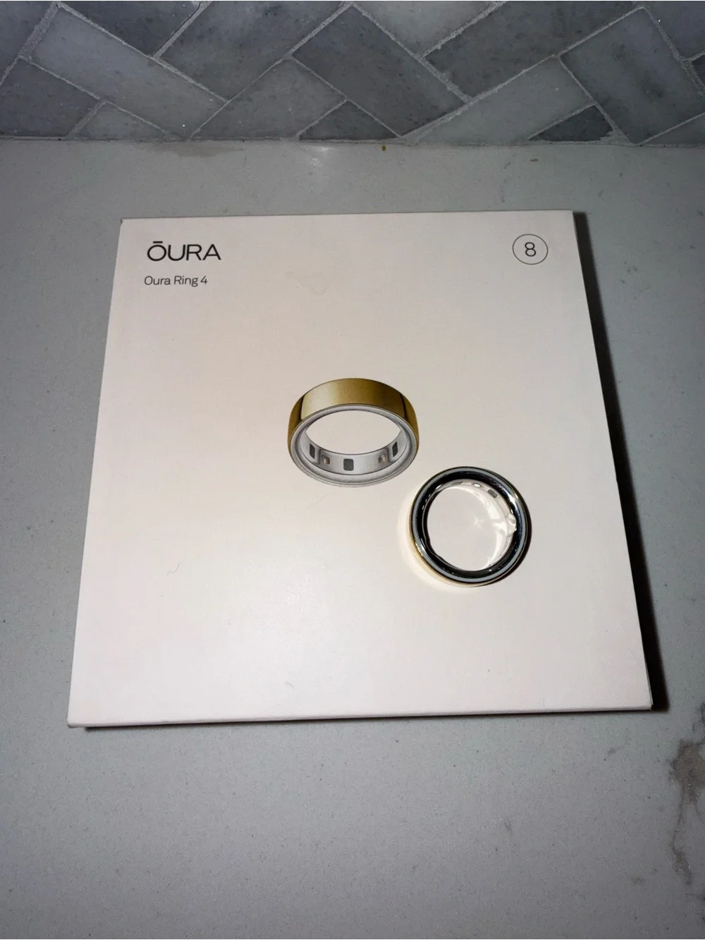 Oura Ring 4 Gold and Silver Two-Tone Smart Ring